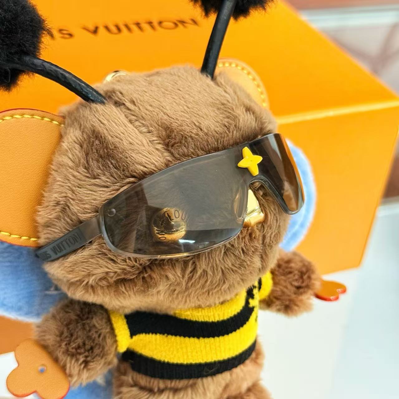 Bear Bee Bag Charm