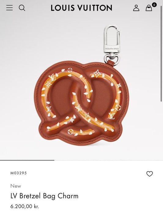 Bretzel Bag Charm