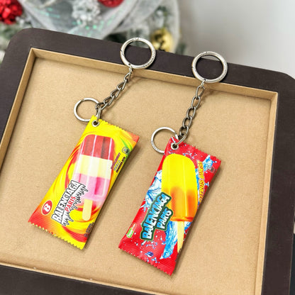 Men's Keychain/charm Snack Pouch in Red