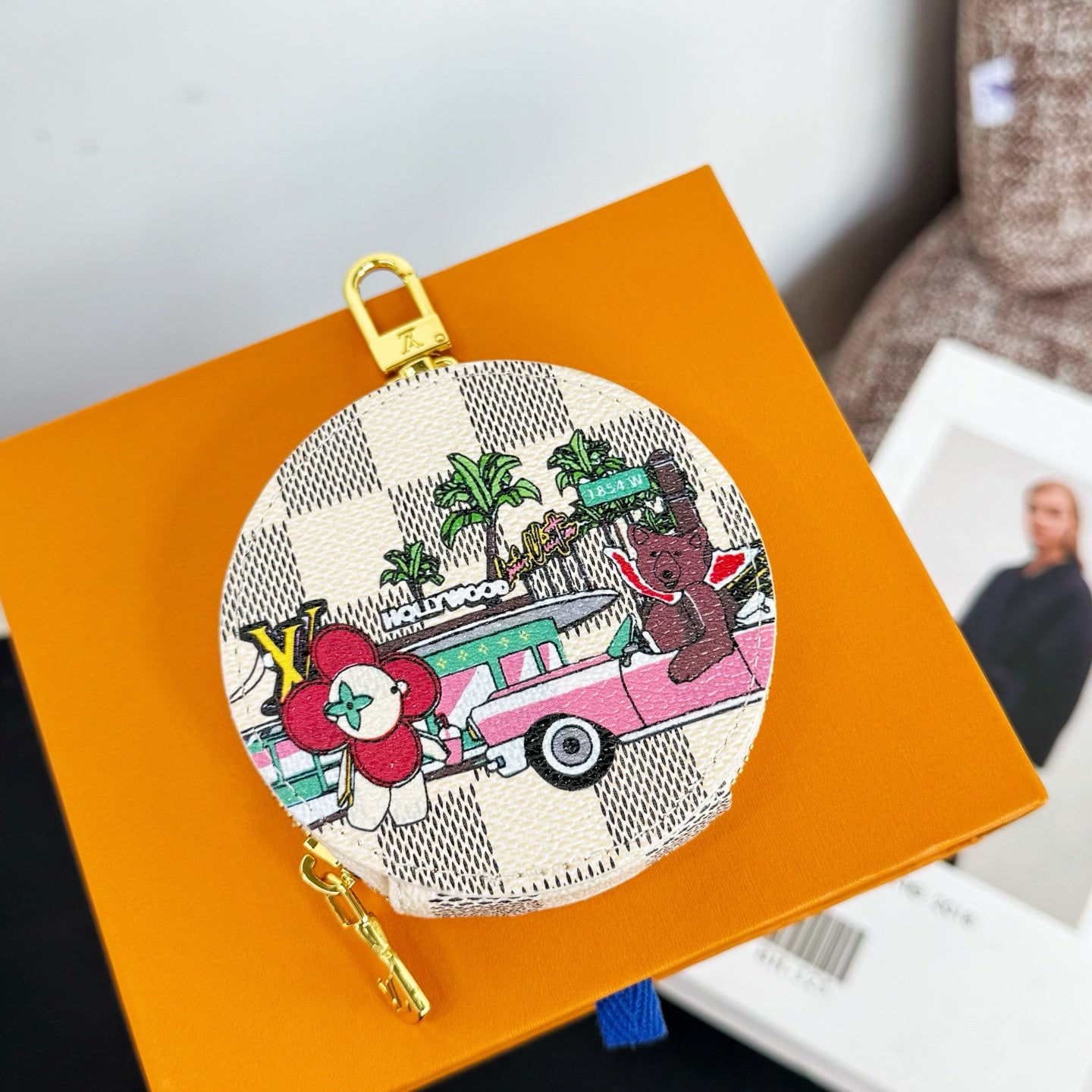 Round Coin Purse Vivienne Christmas Animation