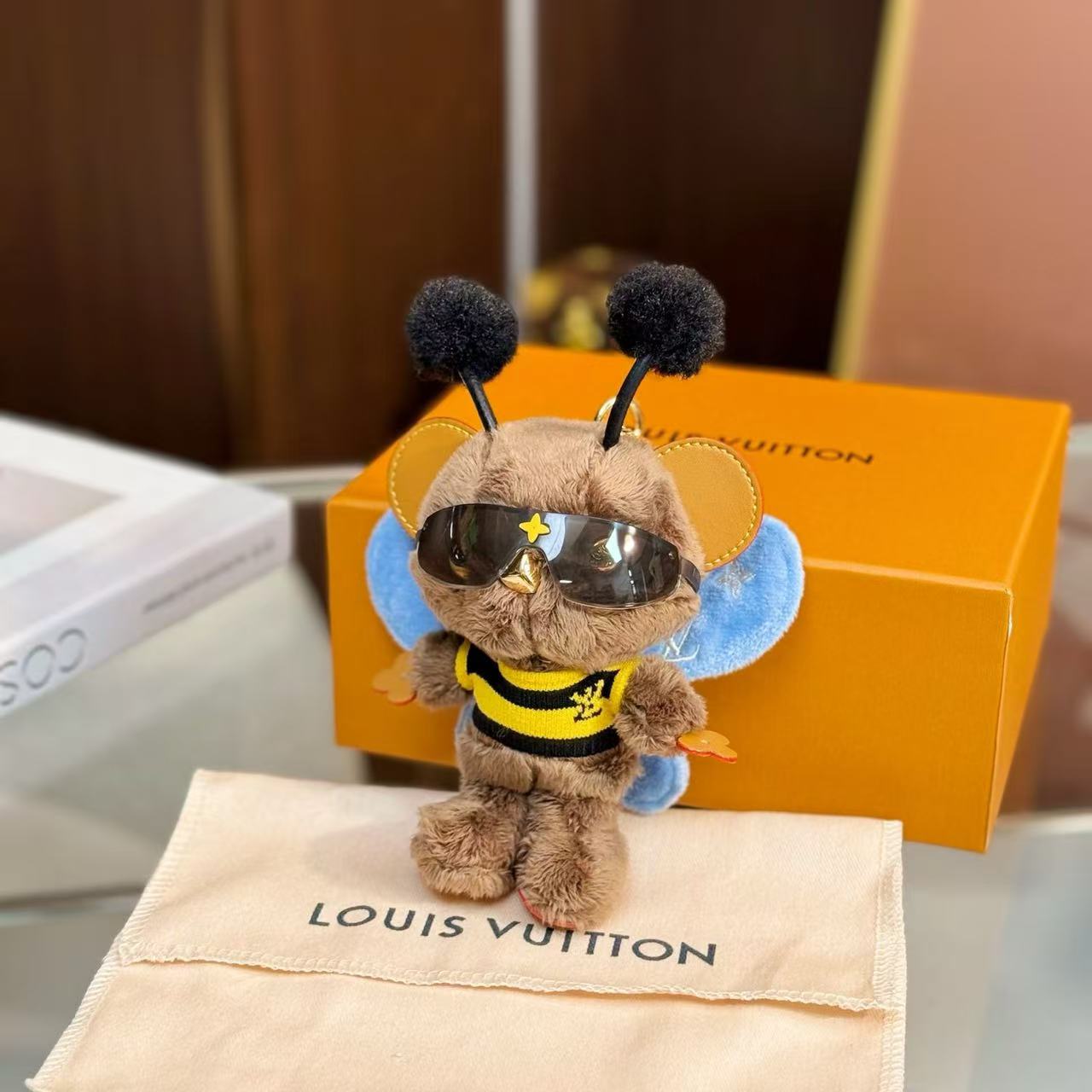 Bear Bee Bag Charm