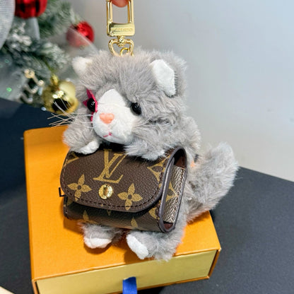 Cute Kitten Bag Charm