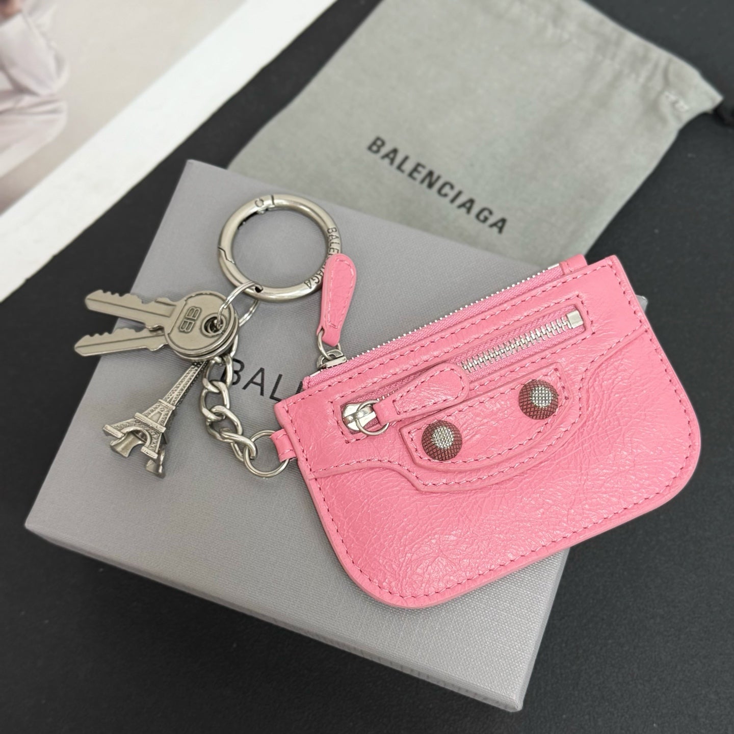 Le City Mini Wallet in Vintage Pink
