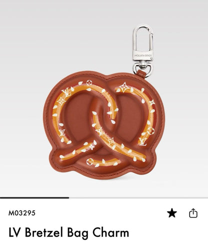 Pretzel Bag Charm