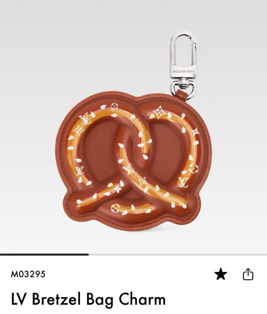 Pretzel Bag Charm