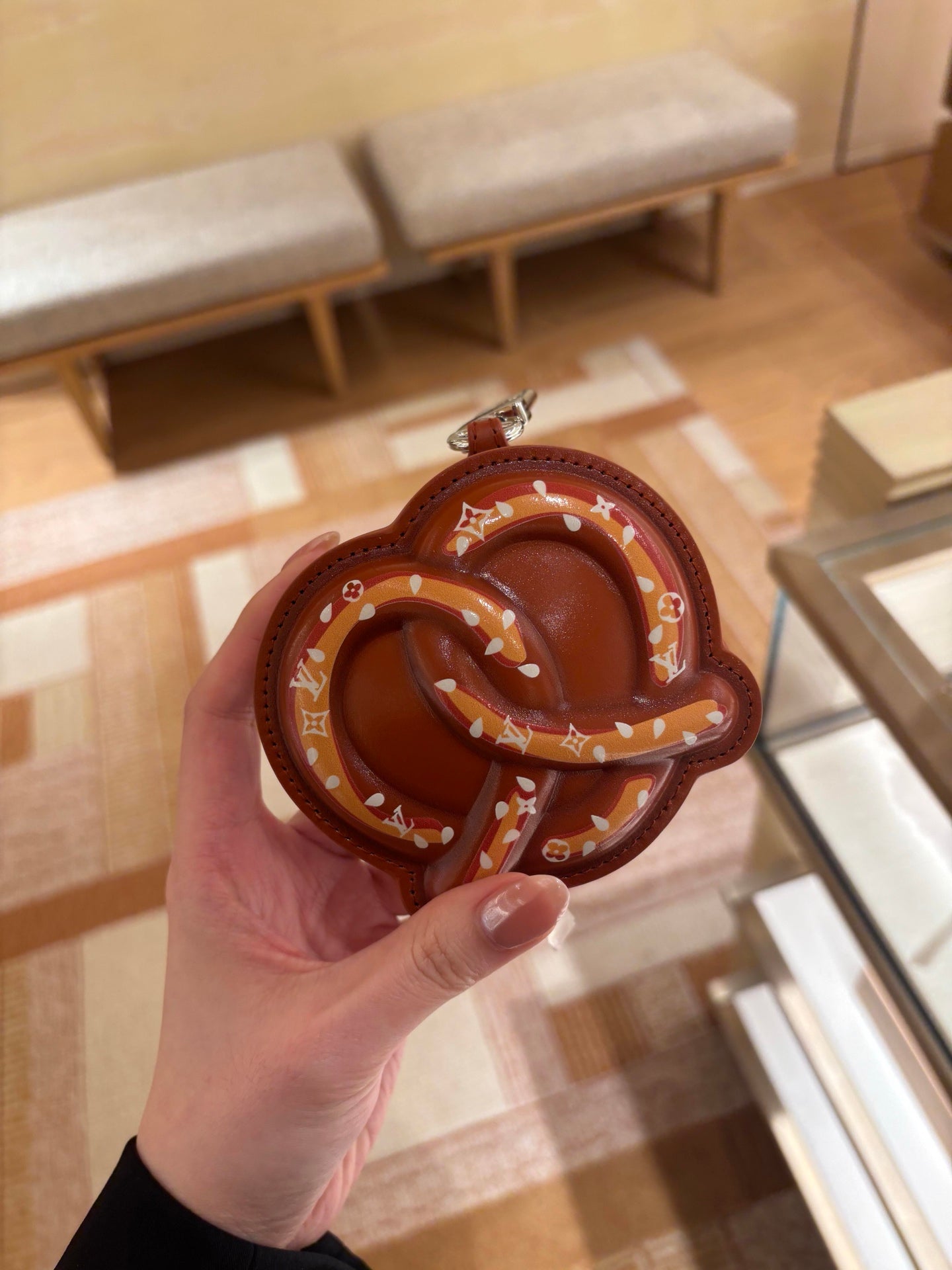Pretzel Bag Charm