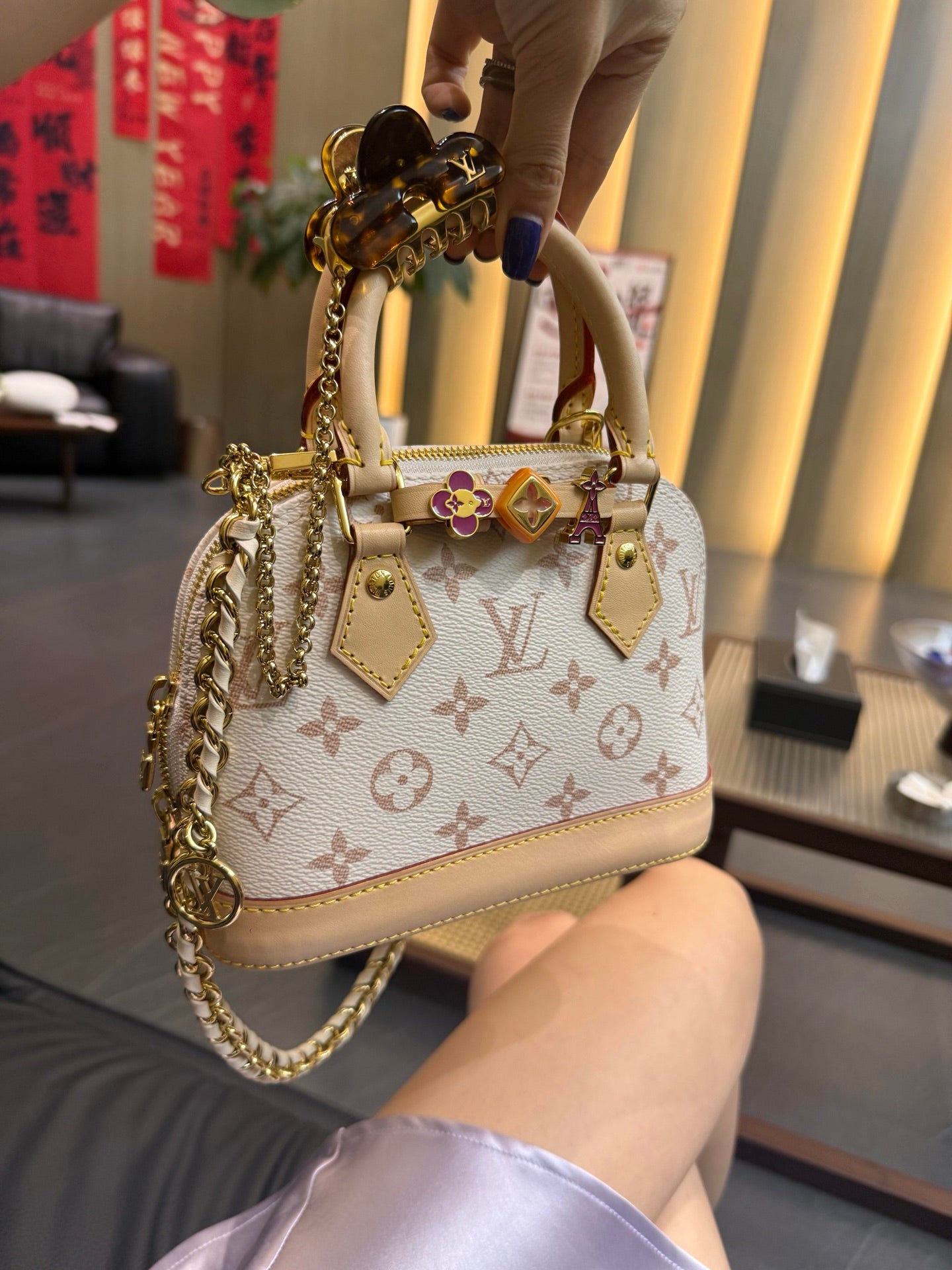 Hair Clip Bag Charm