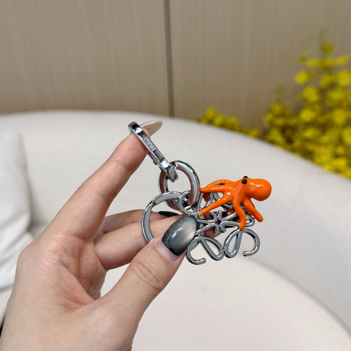 Octopus Charm Keyring