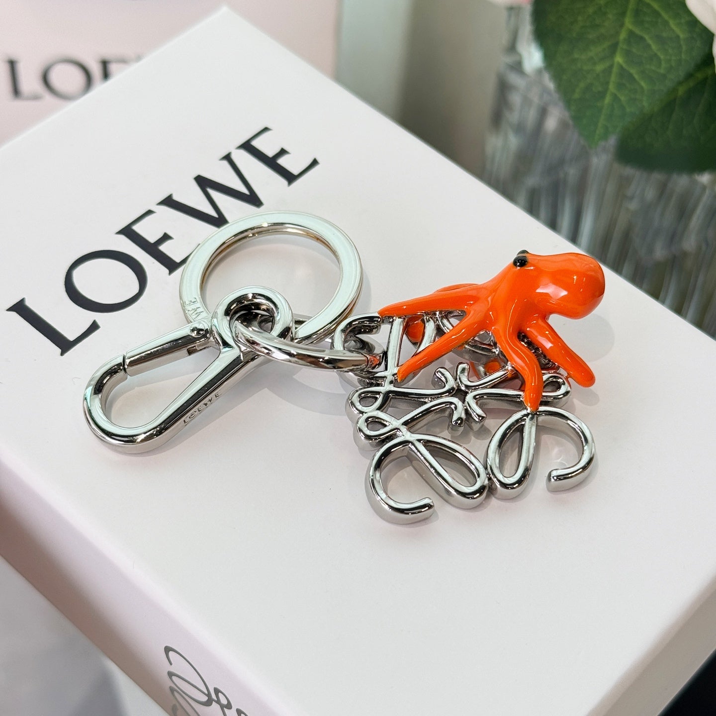 Octopus Charm Keyring