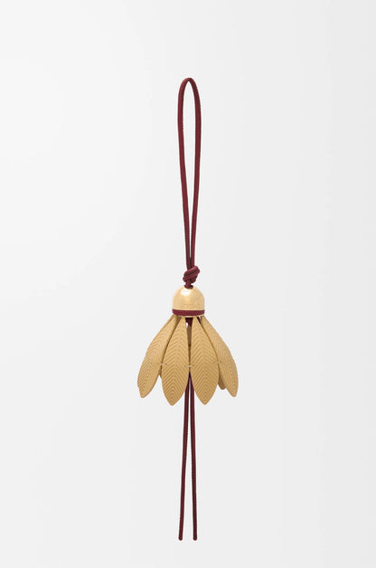 Badminton charm in classic calfskin