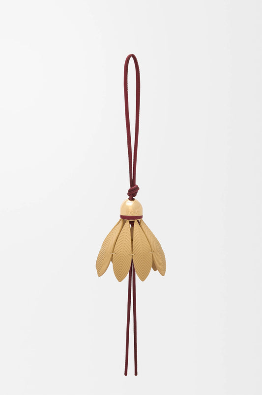 Badminton charm in classic calfskin