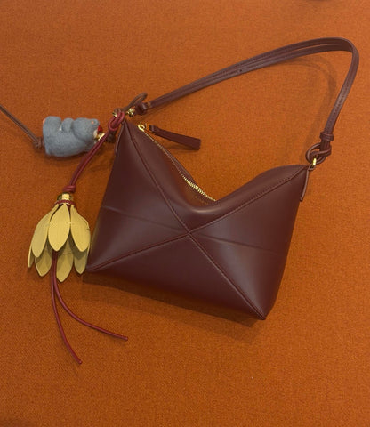 Badminton charm in classic calfskin