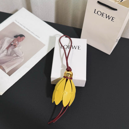 Badminton charm in classic calfskin