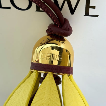 Badminton charm in classic calfskin