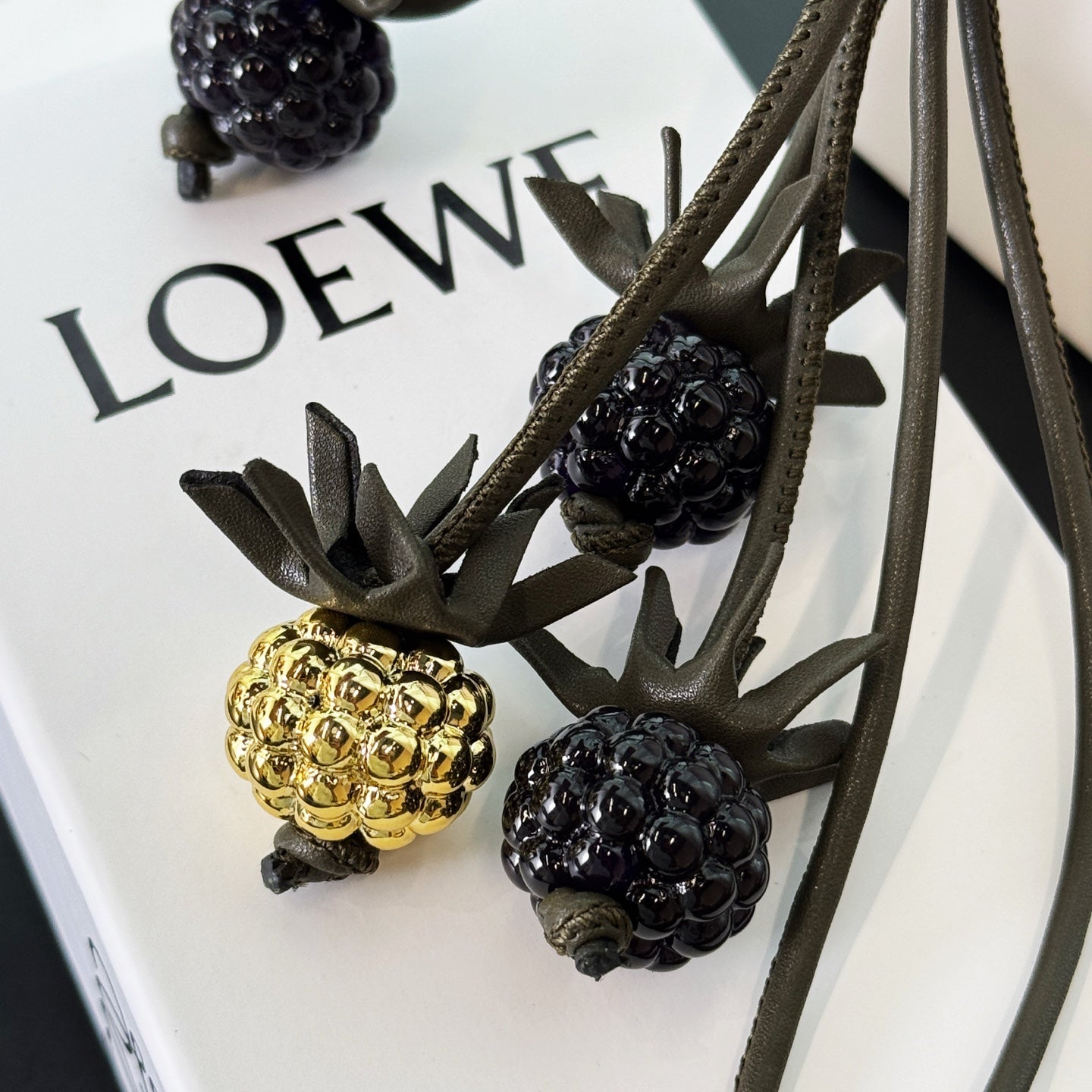 Berry Charm in Classic Calfskin