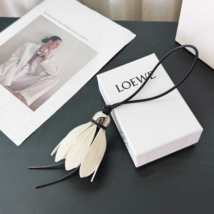 Badminton charm in classic calfskin