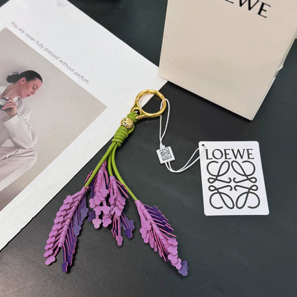 Lavender charm in classic calfskin