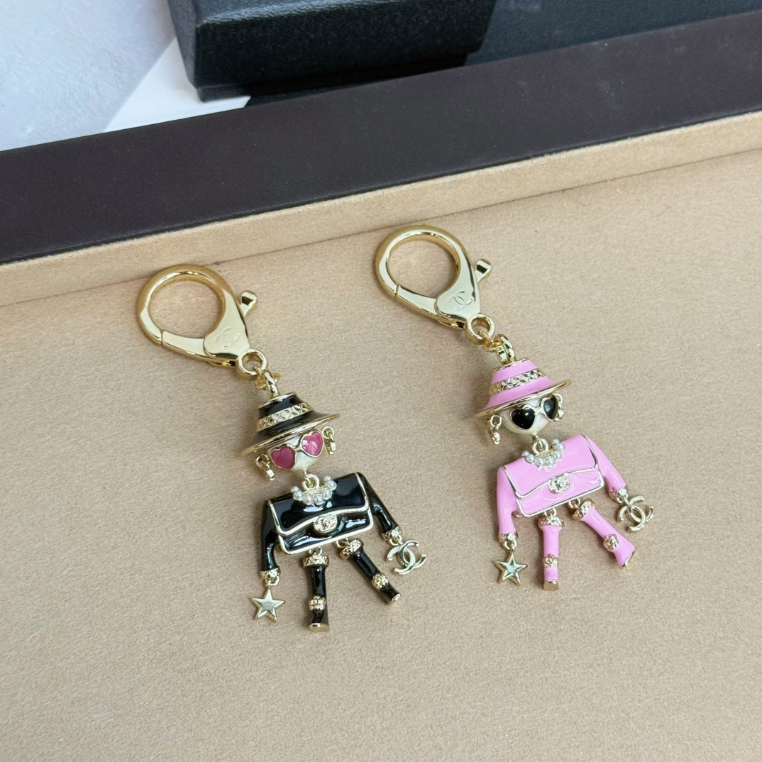 Gabrielle Doll Robot Bag Charm