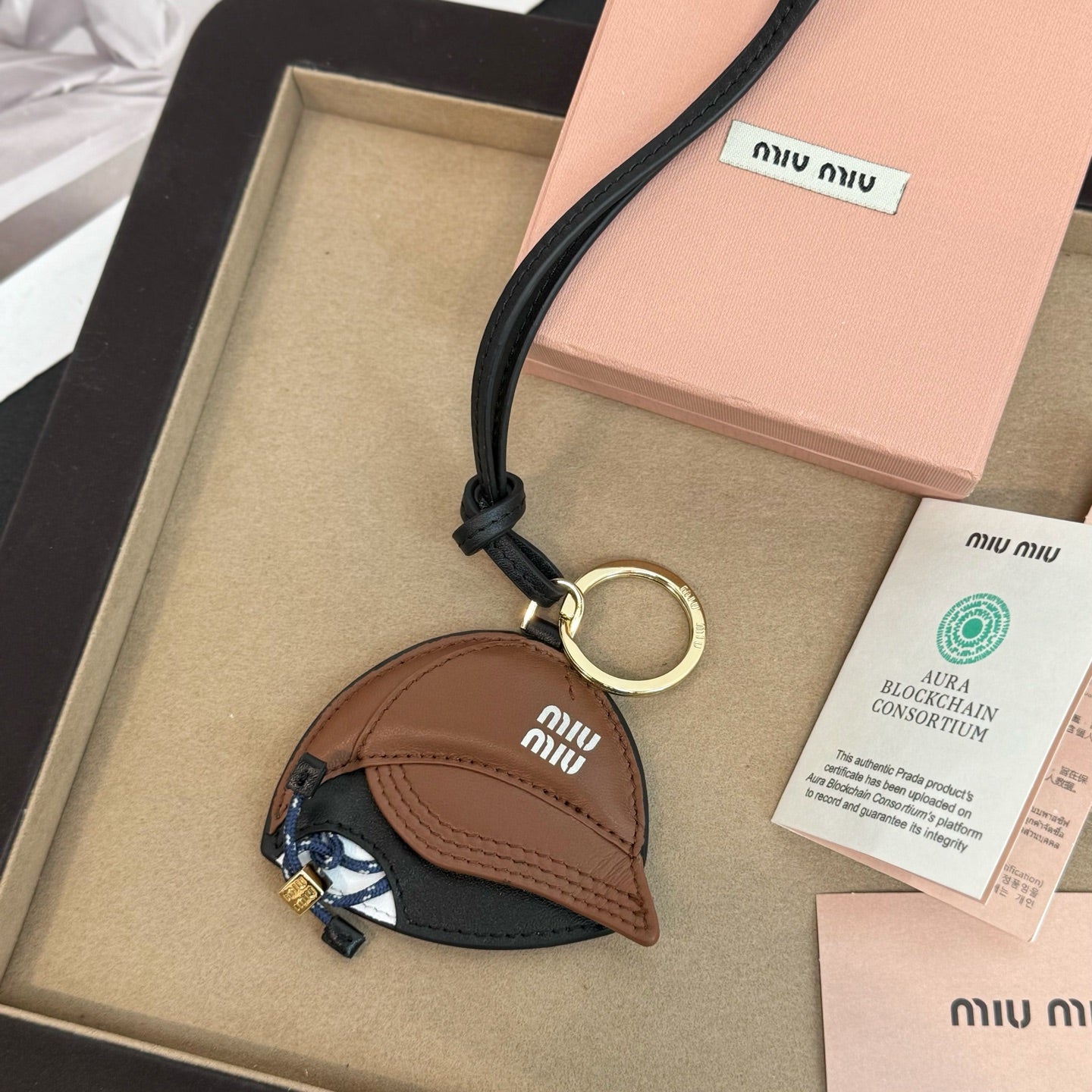 Leather key ring trick