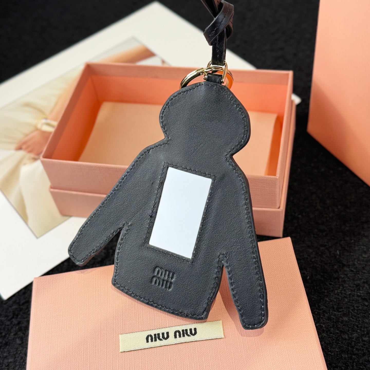 Leather Hoodie Bag Charm Trick