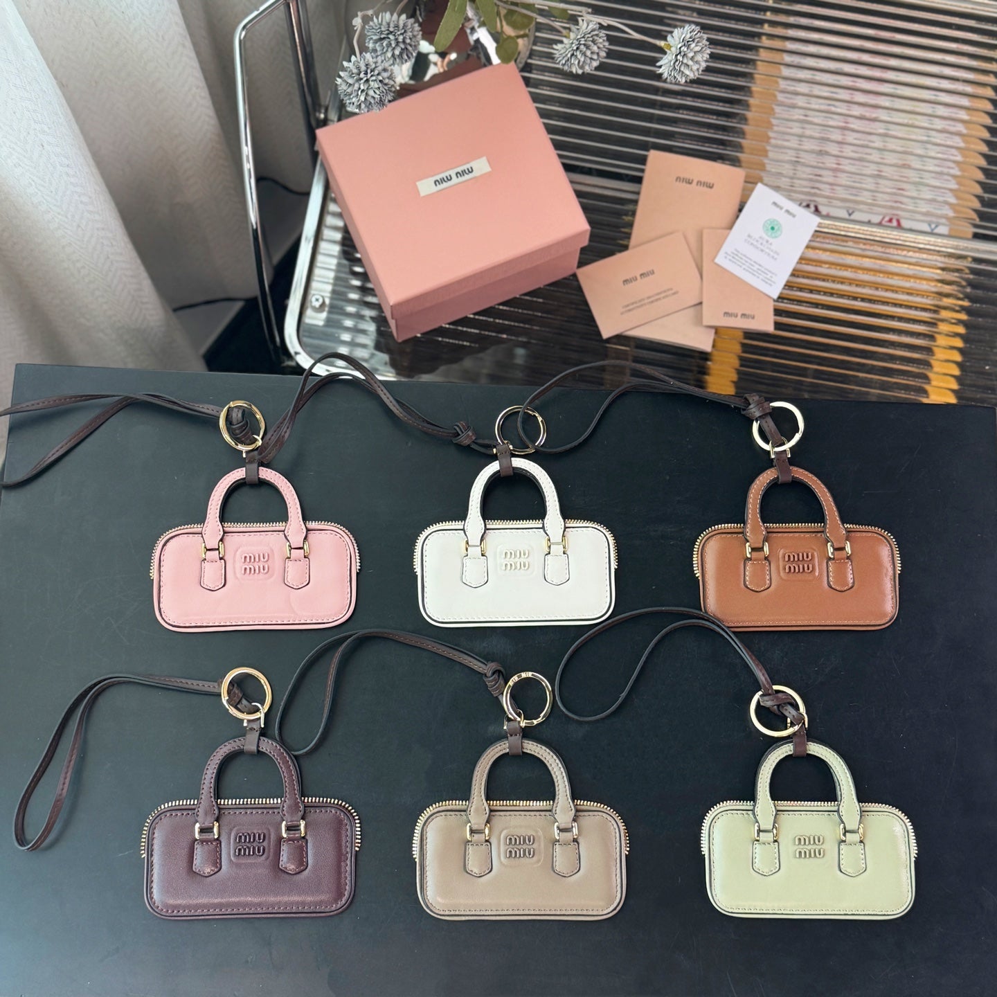 Arcadie Leather Keyring / Arcadie Leather Charm