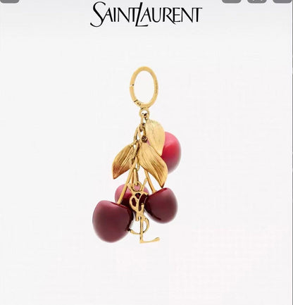 Cherry Charm Keychain