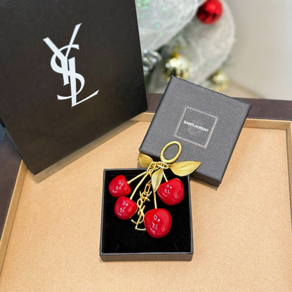 Cherry Charm Keychain