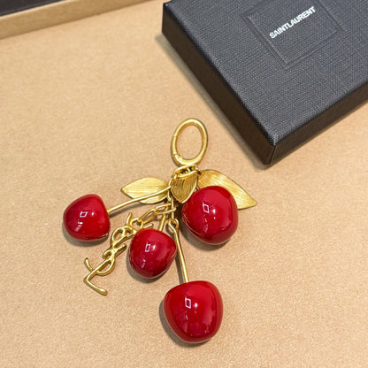 Cherry Charm Keychain