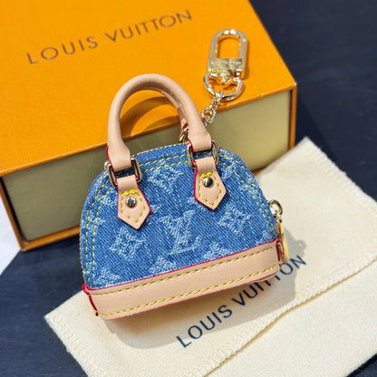 Micro Alma Denim Cerise