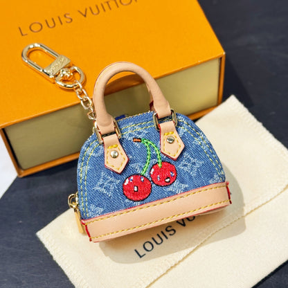 Micro Alma Denim Cerise