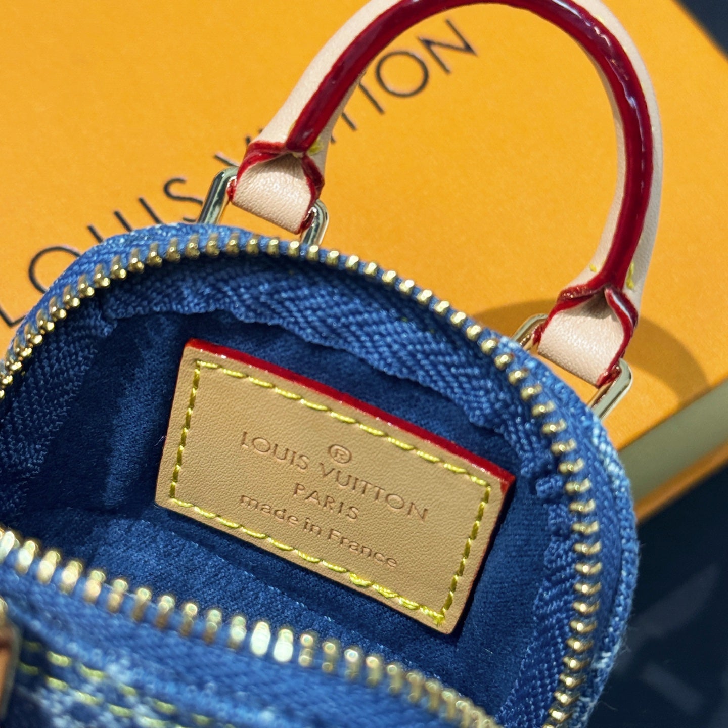 Micro Alma Denim Cerise