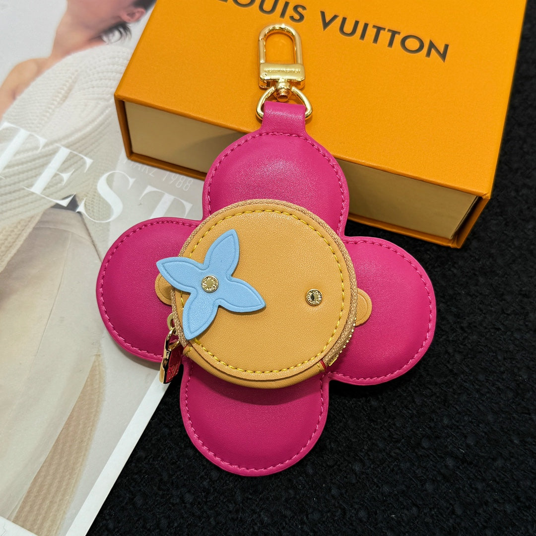 Vivienne Flower Bag Charm Coin Purse