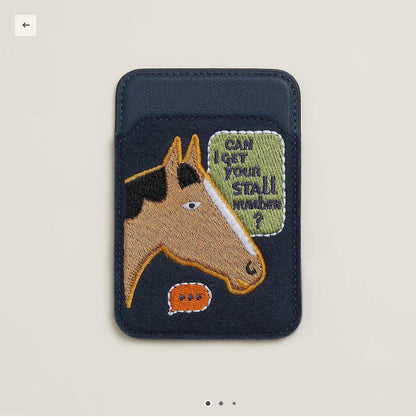Mobile magnetic card holder