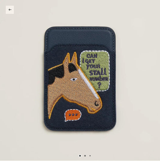 Mobile magnetic card holder