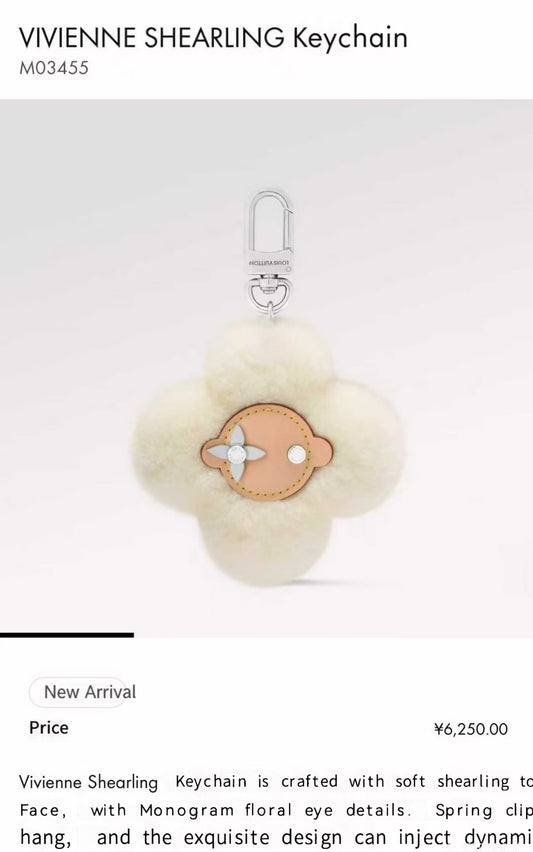 VIVIENNE SHEARLING Bag Charm
