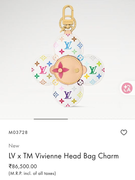 Vivienne Head Bag Charm