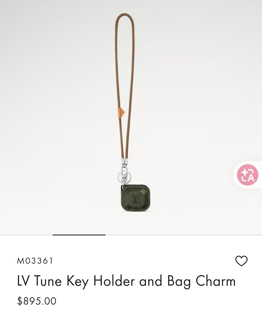 Tune Key Holder and Bag Charm
