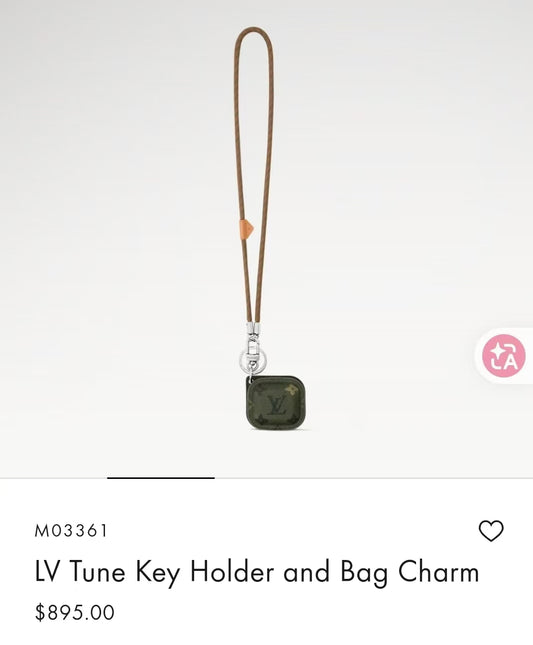 Tune Key Holder and Bag Charm
