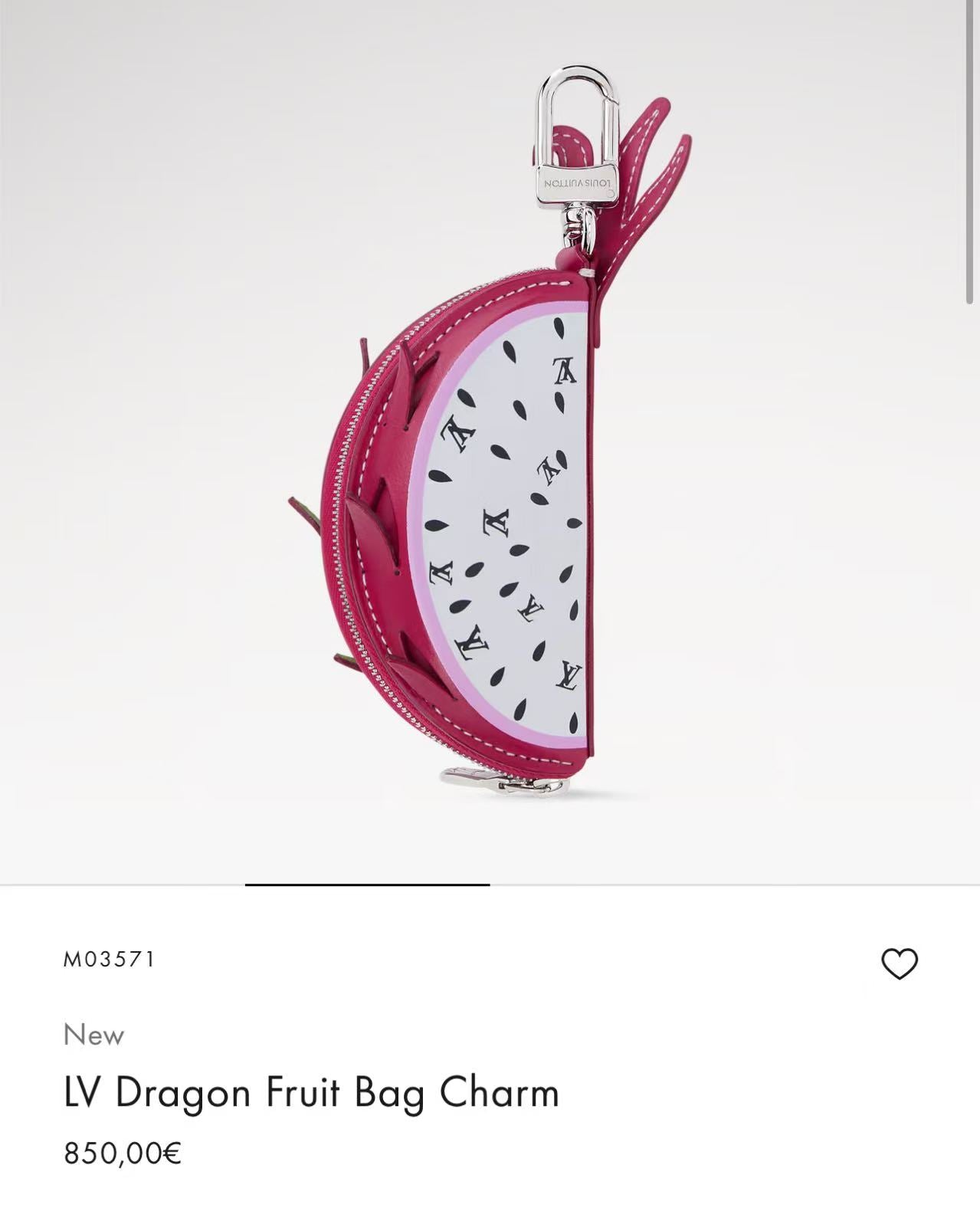 Dragon Fruit Bag Charm