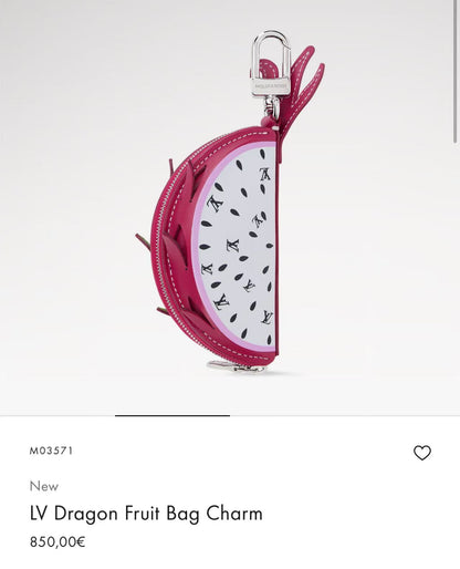 Dragon Fruit Bag Charm