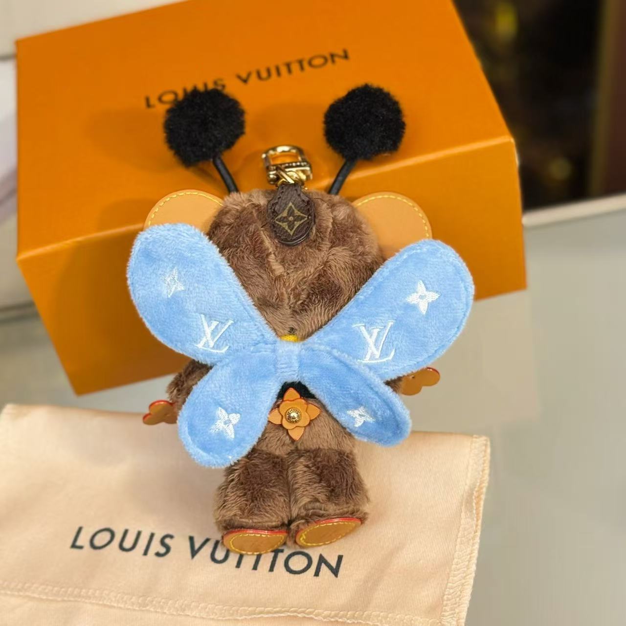 Bear Bee Bag Charm