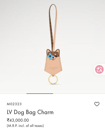 Dog Bag Charm