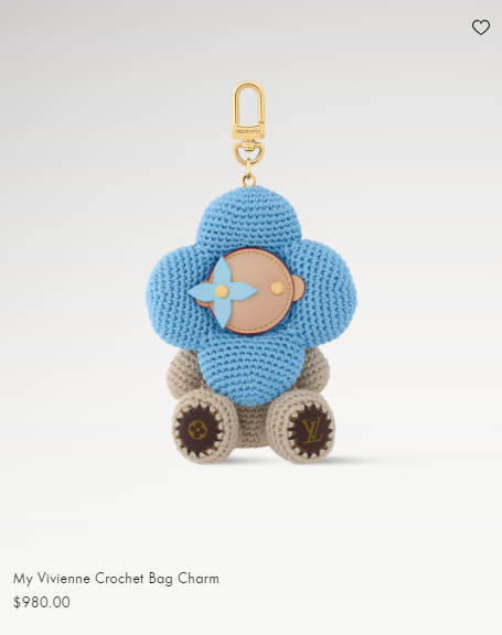 Vivienne Crochet Bag Charm