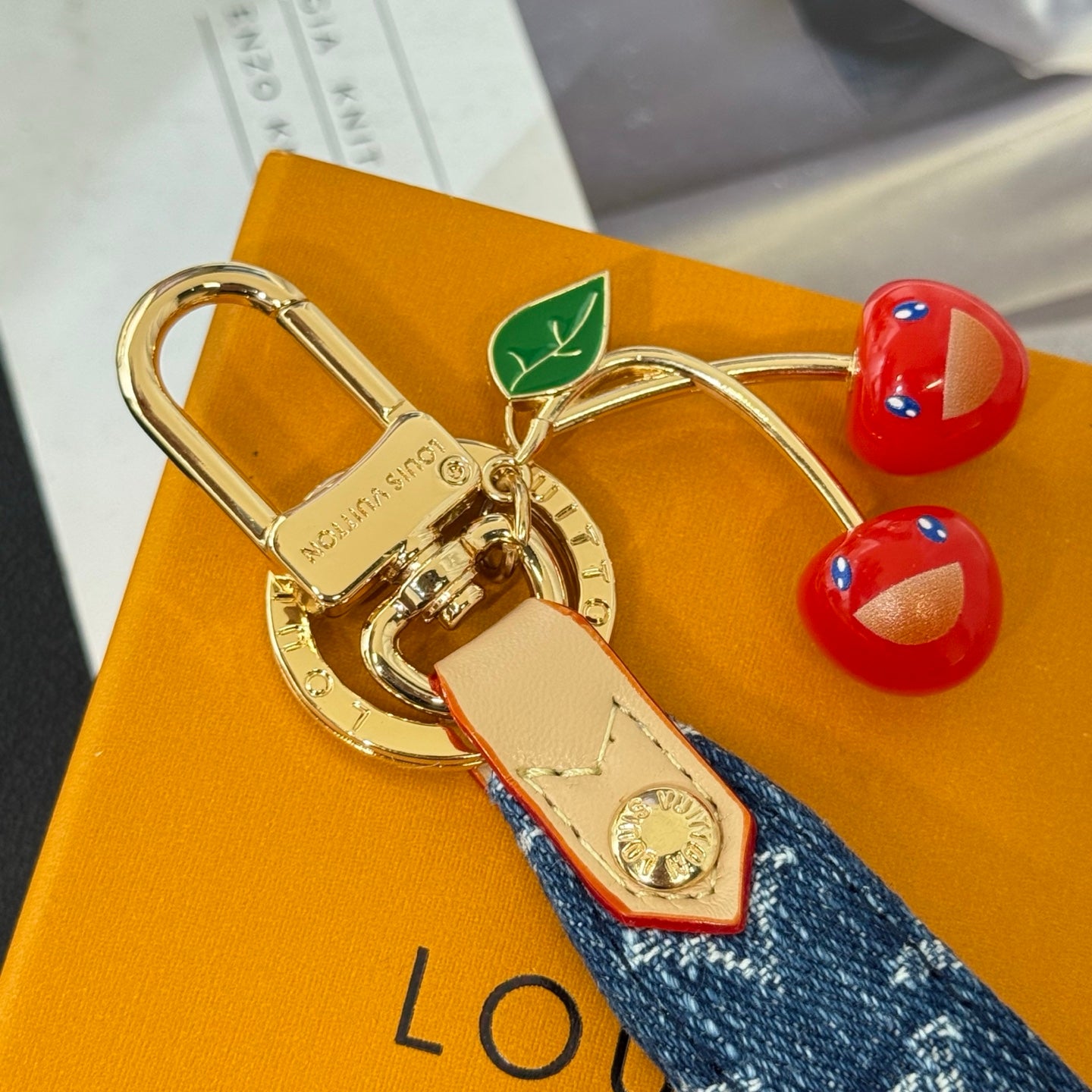 LV x TM Denim Cerise Dragonne