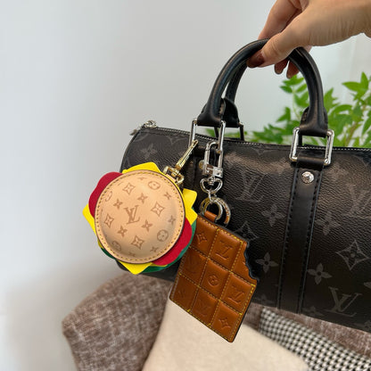 CHOCOLATE BAR FIGURINE Bag Charm and Key Holder