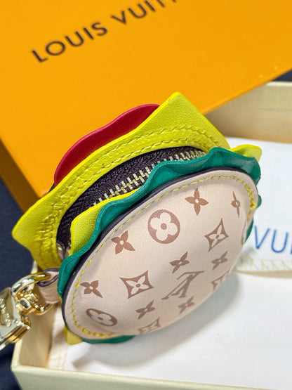 Hamburger Bag Charm