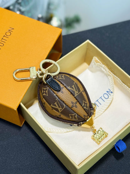 Mini hot air balloon bag charm