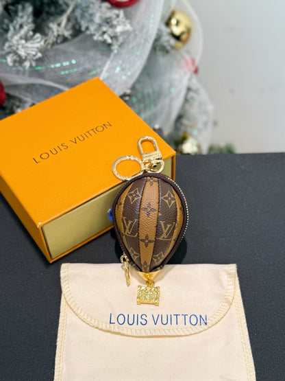 Mini hot air balloon bag charm