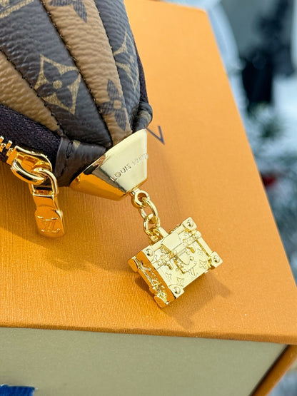 Mini hot air balloon bag charm
