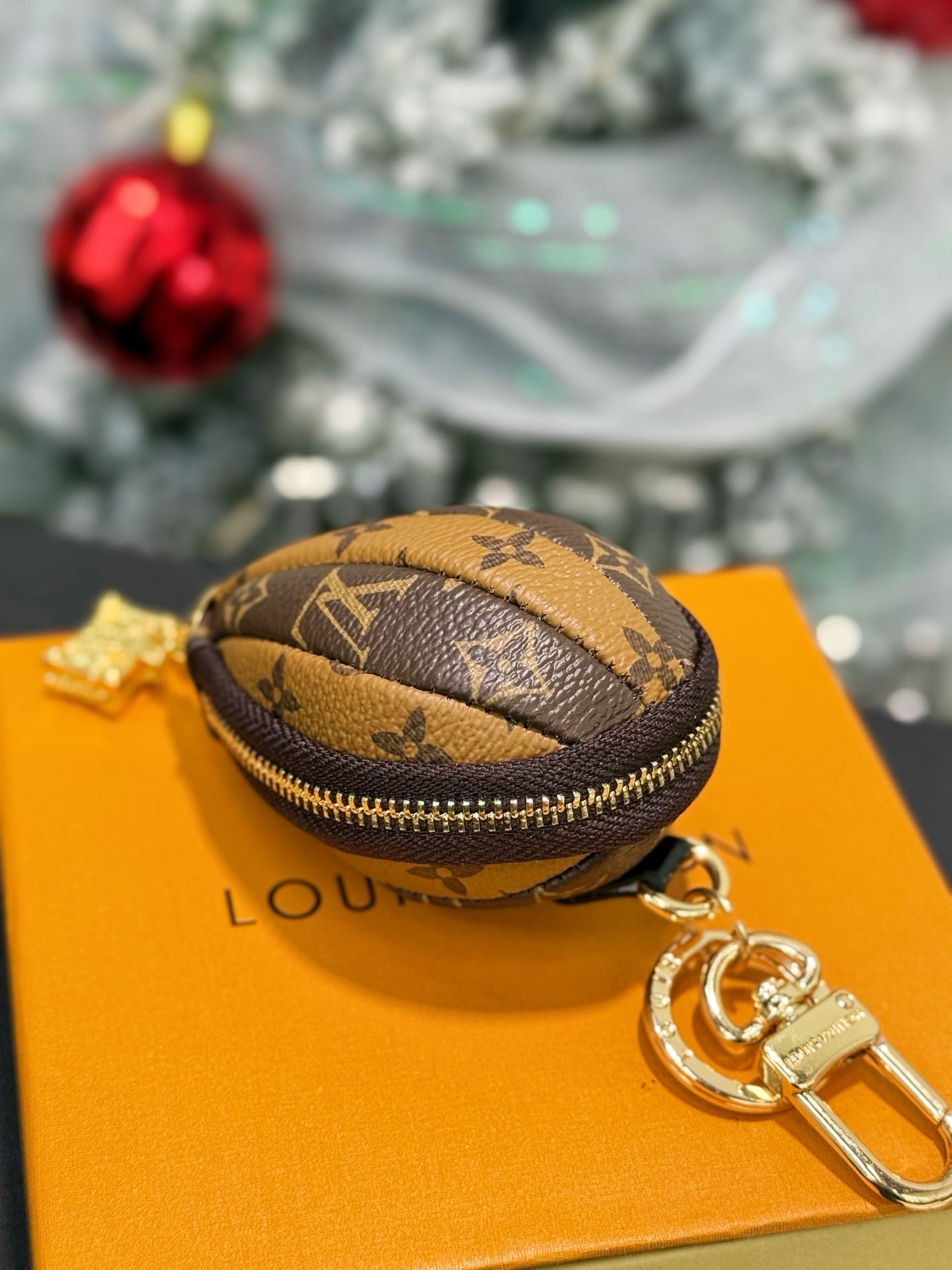 Mini hot air balloon bag charm